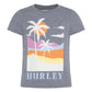 Hurley Girls Palm-Scape T-Shirt (Big Kids)