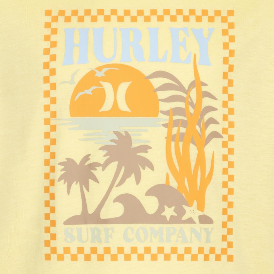 Hurley Sea Check Short Sleeve Tee (Big Kids)
