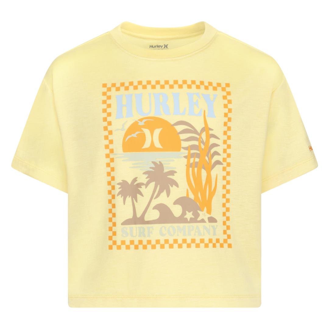 Hurley Sea Check Short Sleeve Tee (Big Kids)