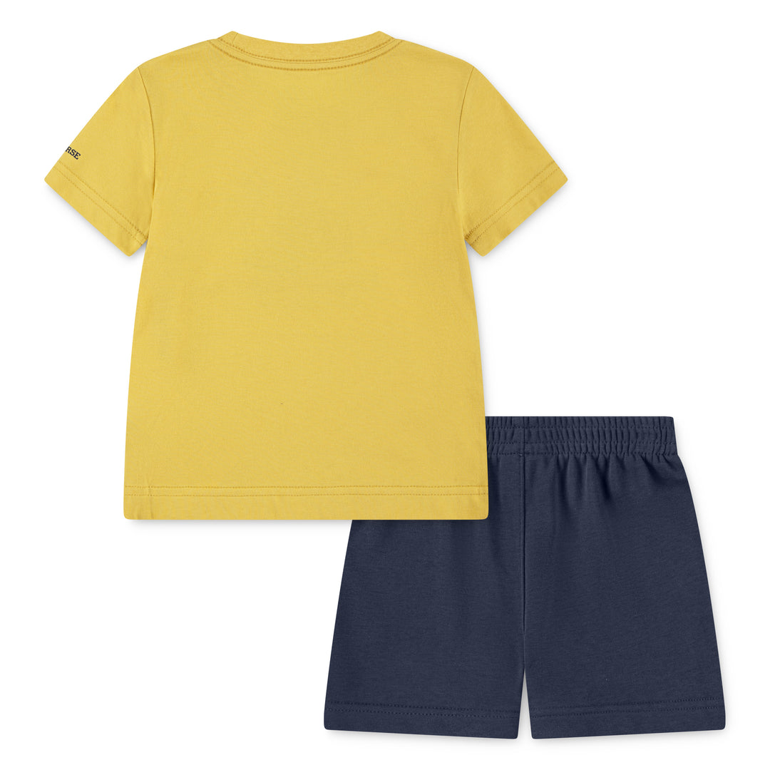 Converse Boys 2-Piece Retro Remix T-Shirt & French Terry Shorts Set (Toddler)
