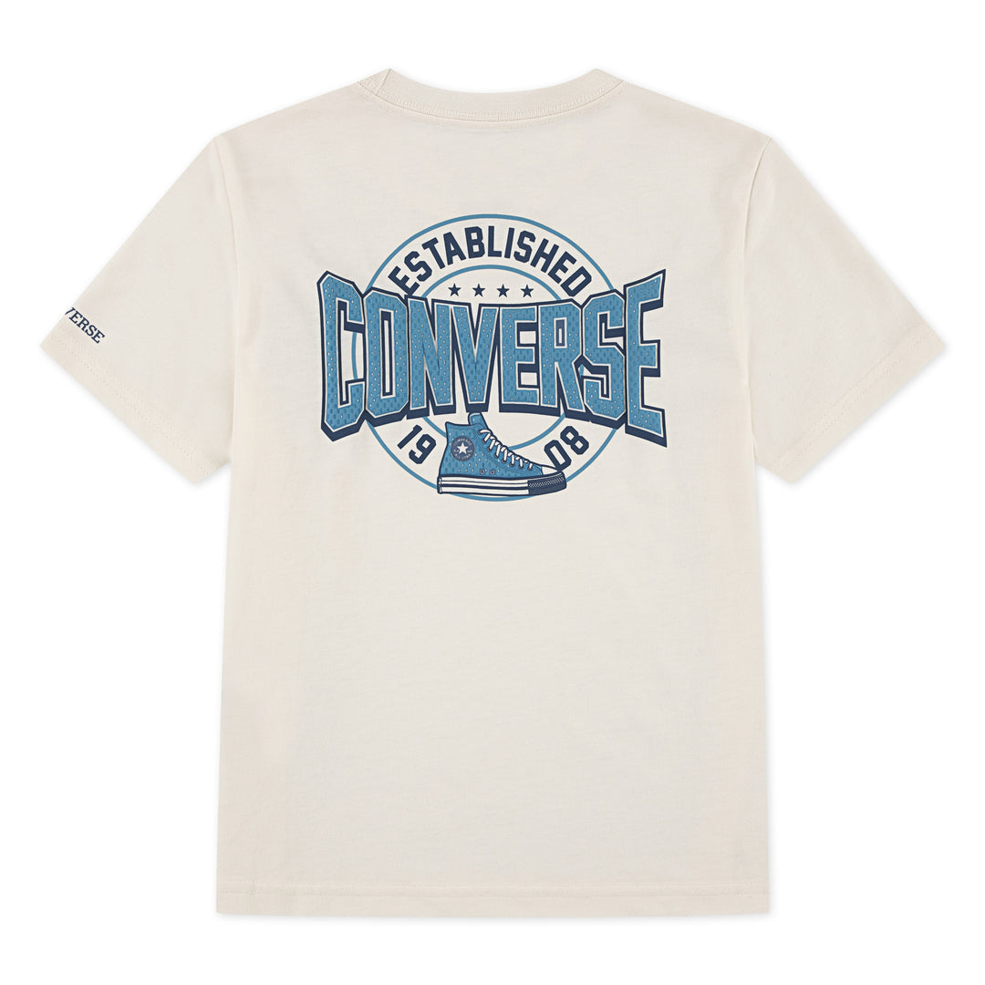 Converse Boys Frontback Old Mesh Sneaker T-Shirt (Little Kids)