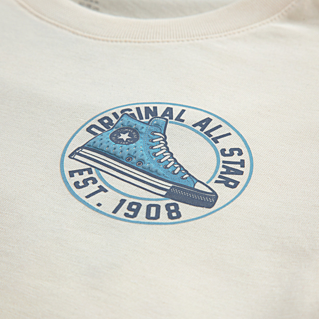 Converse Boys Frontback Old Mesh Sneaker T-Shirt (Little Kids)