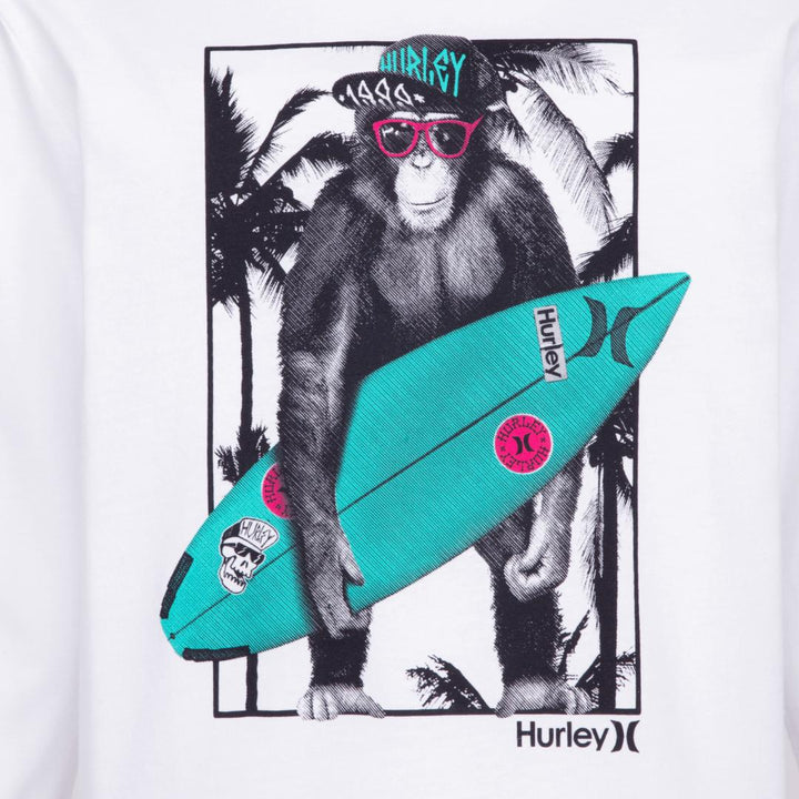Hurley Boys Still In Biz Long Sleeve Tee (Big Kids)