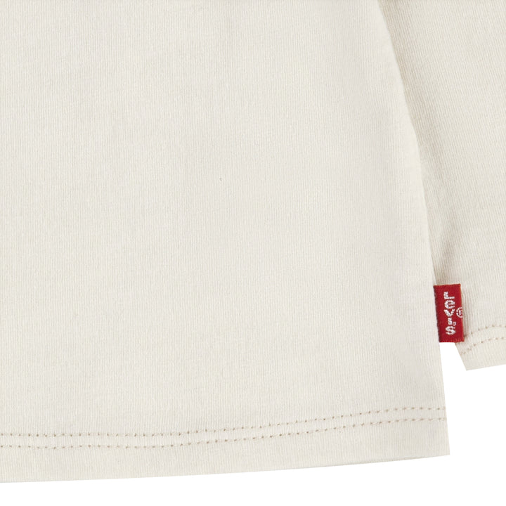 Levi's Girls 2-Piece Scrunchie Long Sleeve T-Shirt & Overall Skirts Set (Infant)