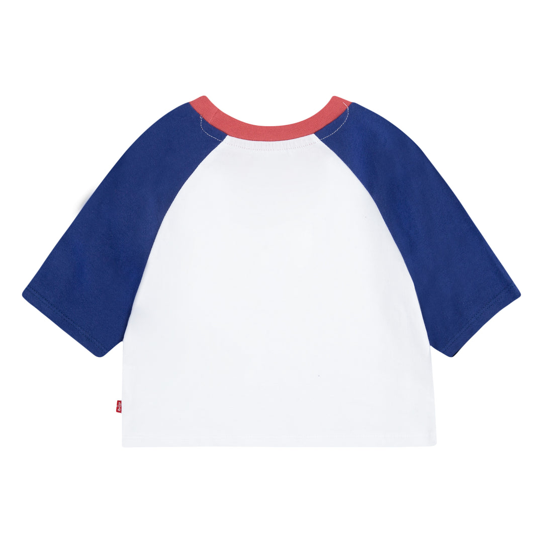 Levi's Girls Throwback Baseball Tee Twilight Blue (Toddler)