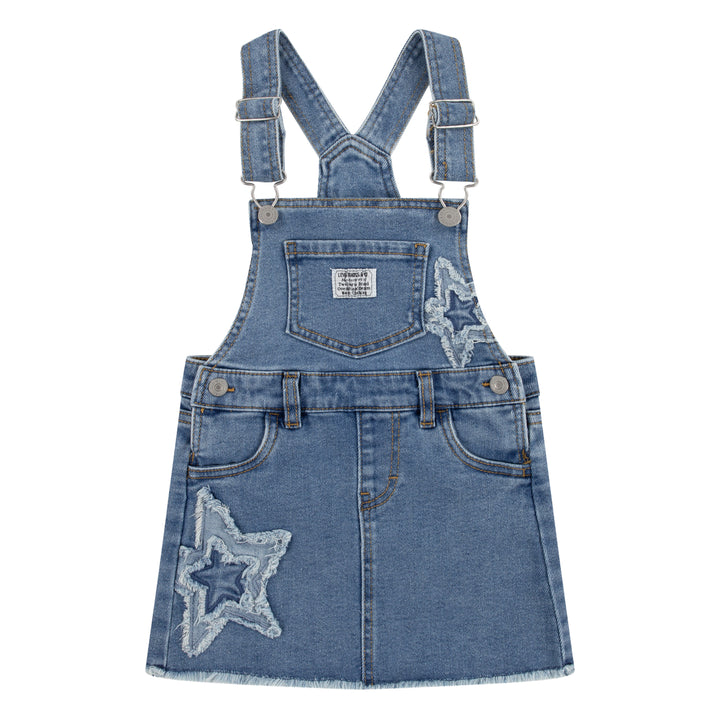Levi's Girl Skirtall with Fray Edge Denim (Toddler)