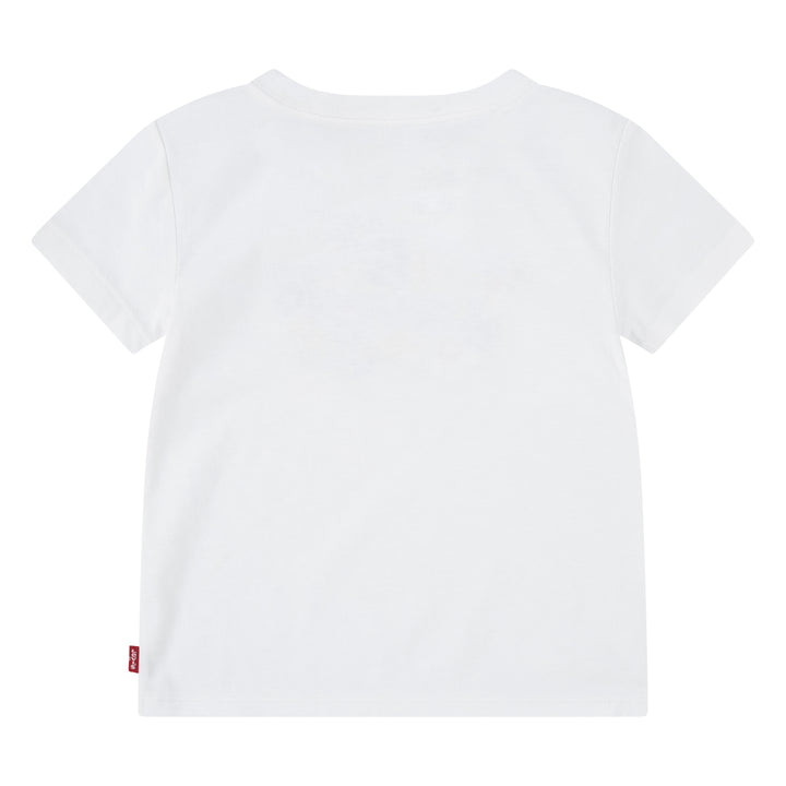 Levi's Girls Short Sleeve Batwing Fill Bright White (Toddler)