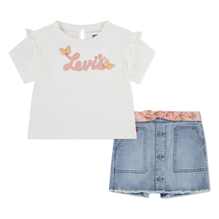 Levi's Girls 2-Piece T-Shirt & Skort Set (Little Kids)