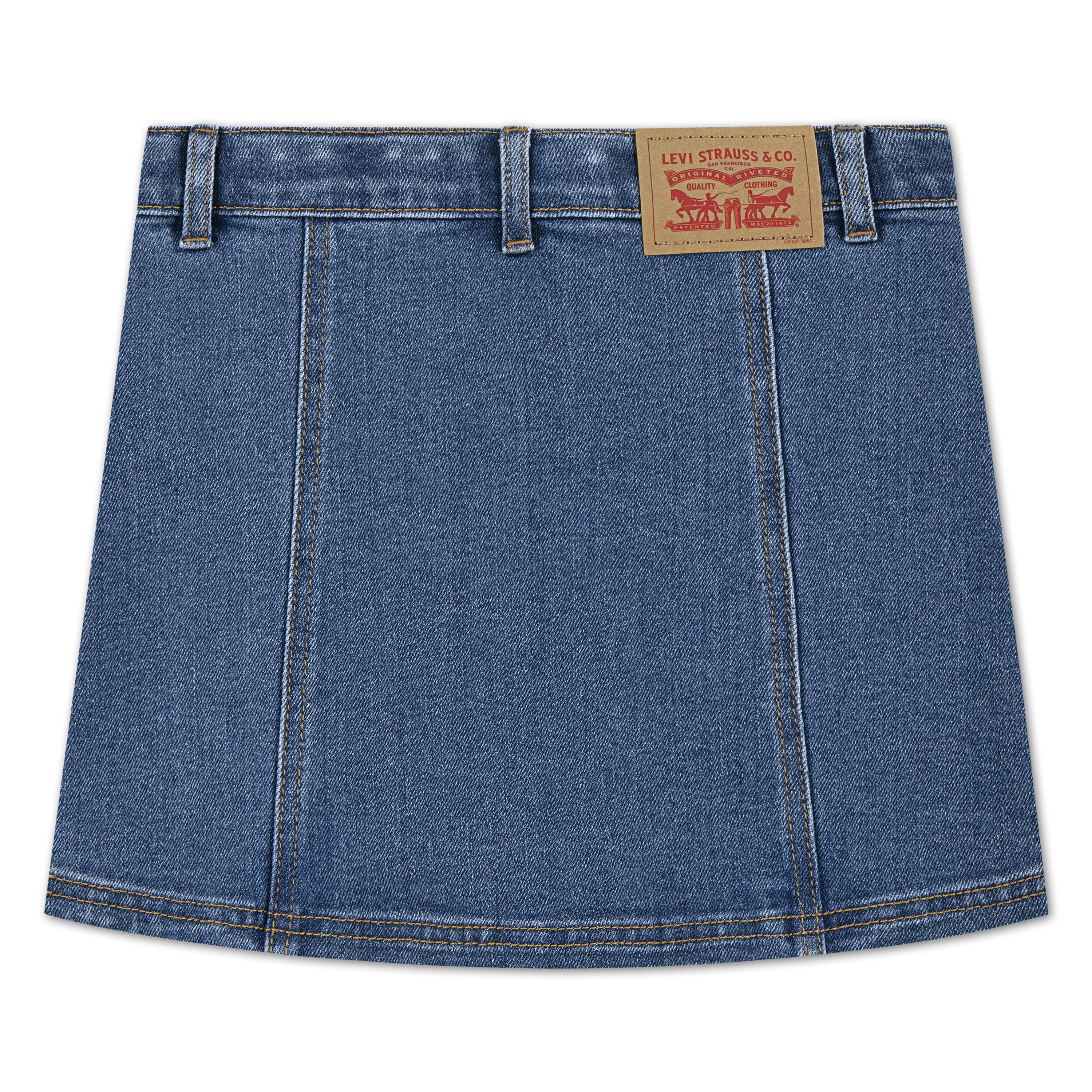Levi's Girls Button Front Skirt (Little Kids)