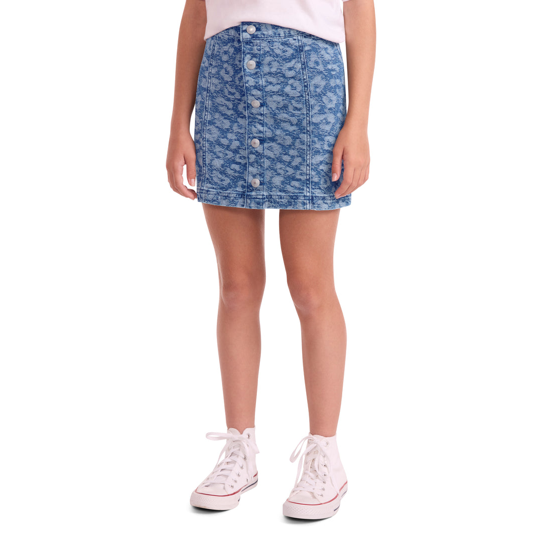 Levi's Girls Jacquard Button Front Skirt (Big Kids)