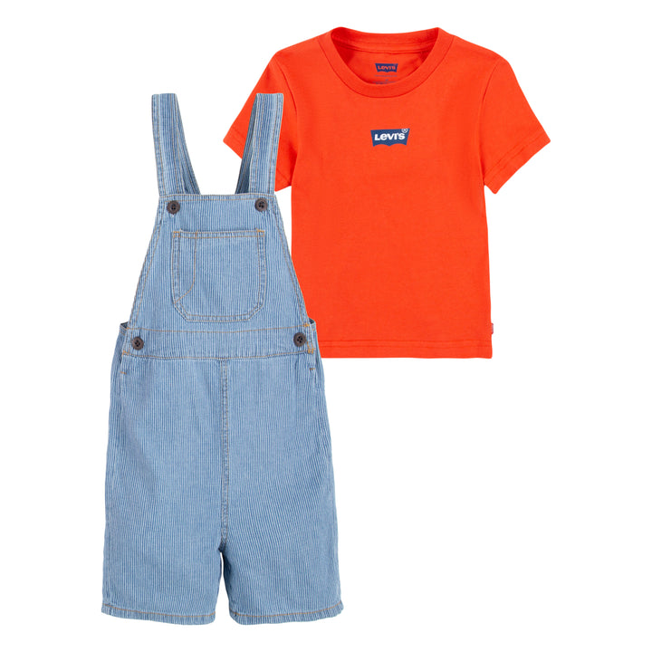 Levi's Boys Mini Batwing Tee & Denim Set Fiesta (Toddler)