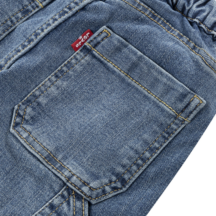 Levi's Boys Cowboy Tee & Carpenter Set Grey Heather (Toddler)