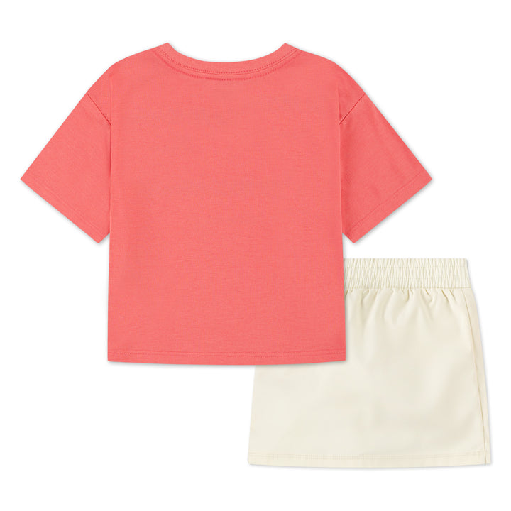 Jordan Girls 2-Piece Crafted Utility T-Shirt & Skort Set (Toddler)