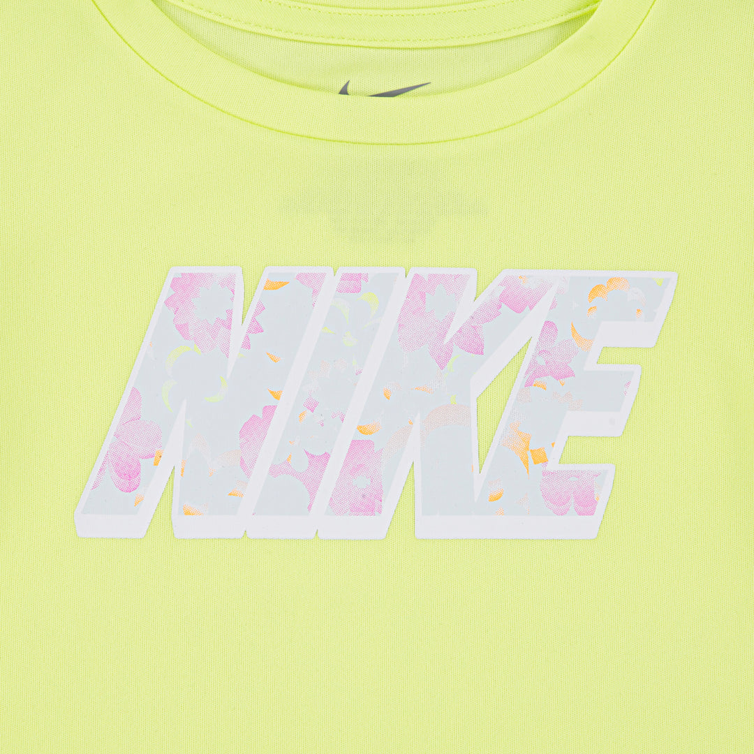 Nike Girls 2-Piece Flow-Ral AOP Sprinter T-Shirt & Shorts Set (Toddler)