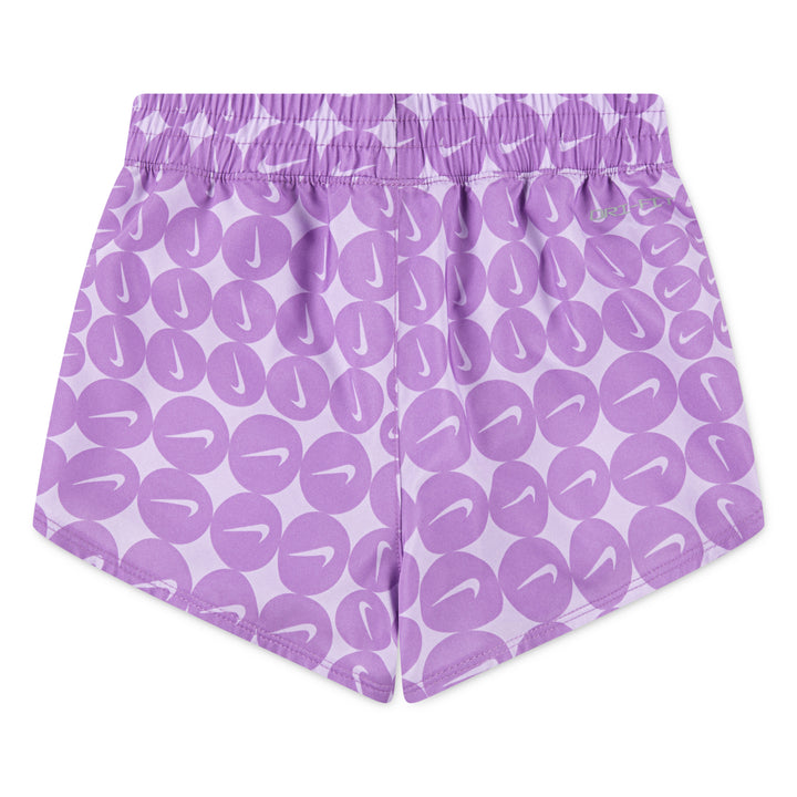 Nike Girls Dri-Fit Woven Training Purple Shorts (Little Kids)