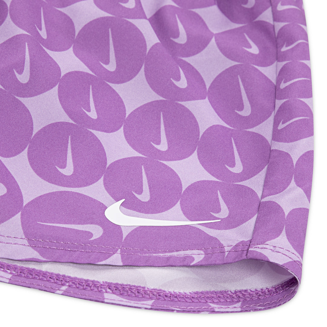 Nike Girls Dri-Fit Woven Training Purple Shorts (Little Kids)