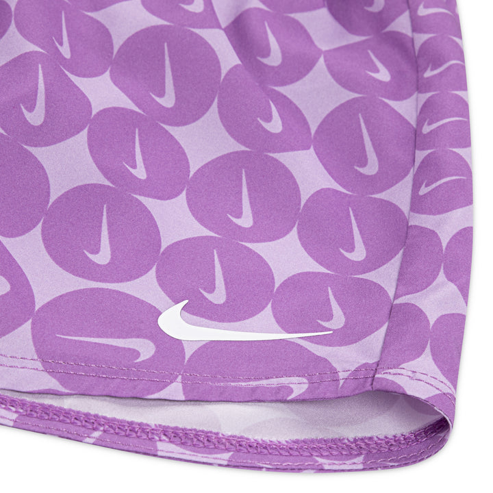 Nike Girls Dri-Fit Woven Training Purple Shorts (Little Kids)