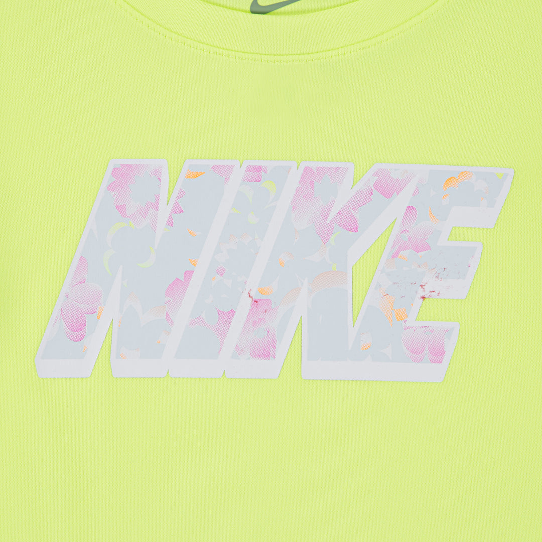 Nike Girls 2-Piece Flow-Ral AOP Sprinter T-Shirt & Shorts Set (Little Kids)