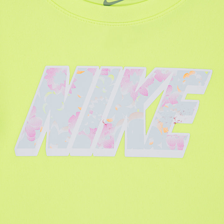 Nike Girls 2-Piece Flow-Ral AOP Sprinter T-Shirt & Shorts Set (Little Kids)