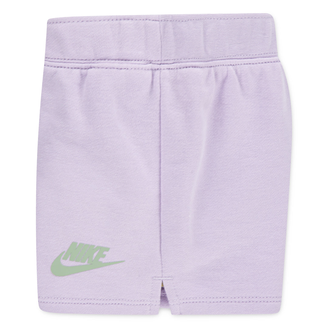 Nike Girls Wild Flower Jersey & French Terrry Shorts Set (Infant)