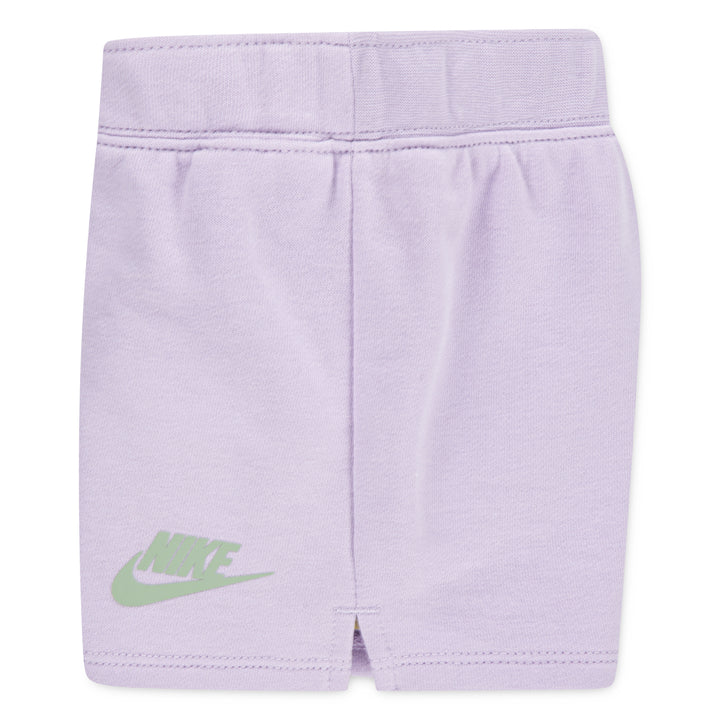 Nike Girls Wild Flower Jersey & French Terrry Shorts Set (Infant)
