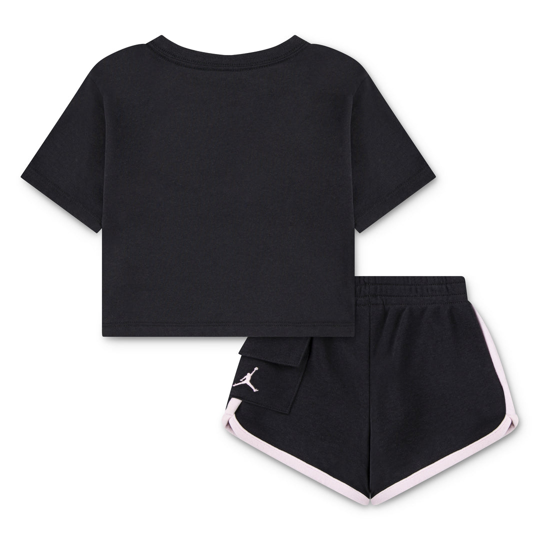Jordan Girls 2-Piece Hidden in Plain Sight T-Shirt & Shorts Set (Toddler)