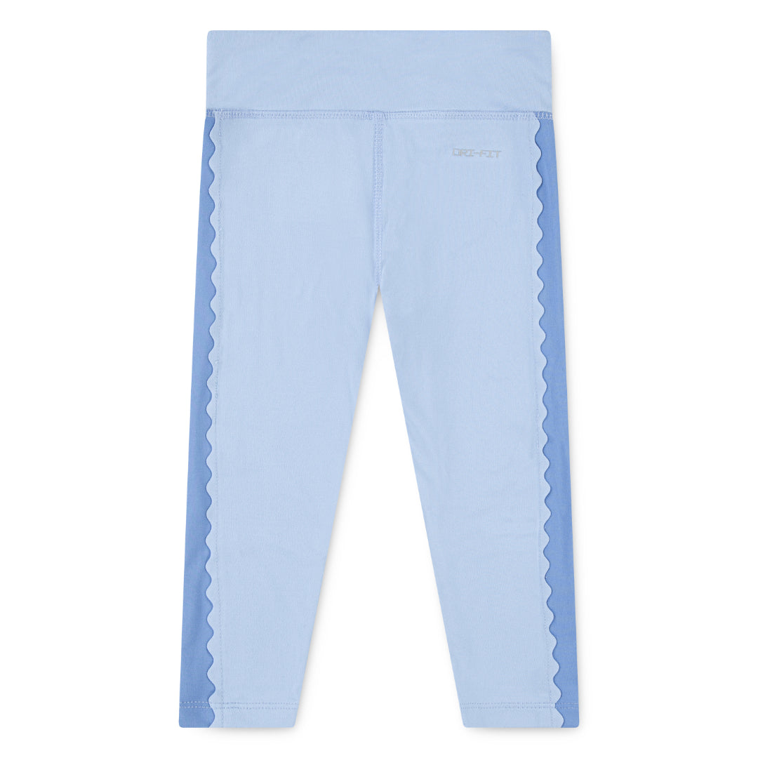 Nike Girls Swoosh Motion Dri-Fit Blue Leggings (Toddler)