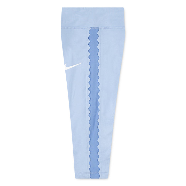 Nike Girls Swoosh Motion Dri-Fit Blue Leggings (Toddler)