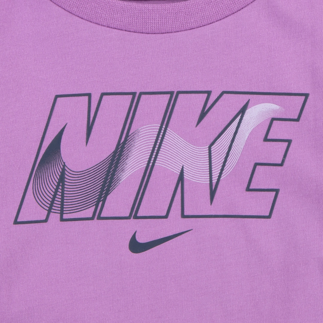 Nike Girls 2-Piece Swoosh Motion T-Shirt & Bike Shorts Set (Toddler)