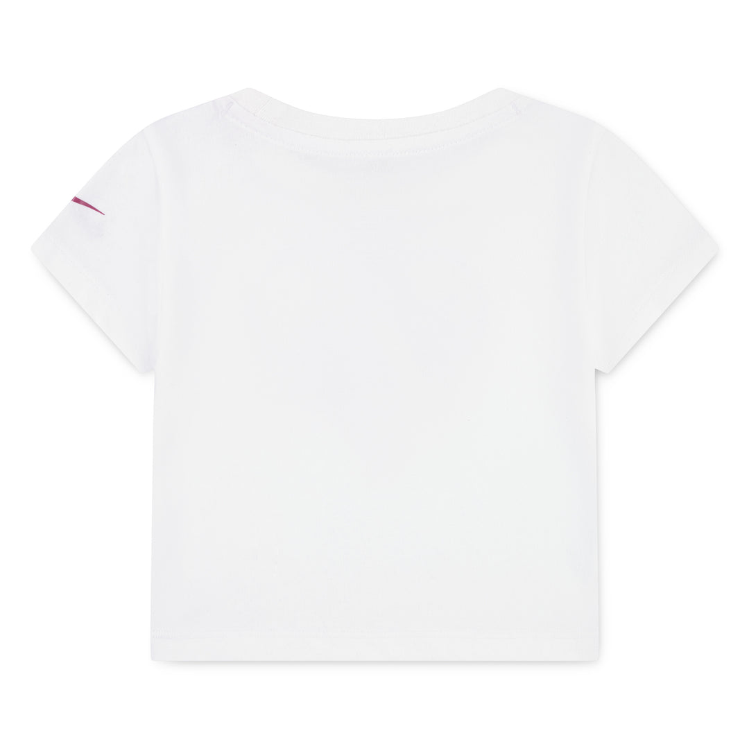 Nike Girls Swoosh On Pointe Graphic T-Shirt White (Toddler)