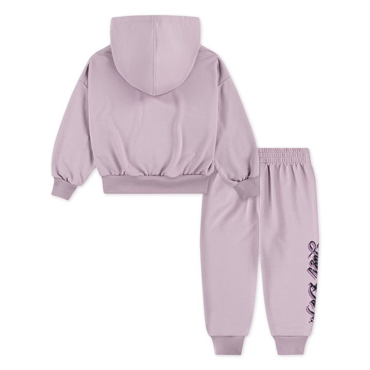 Nike Girls 2-Piece Swoosh On Pointe Hoodie & Jogger Pants Set (Toddler)