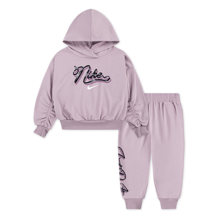 Nike Girls 2-Piece Swoosh On Pointe Hoodie & Jogger Pants Set (Toddler)