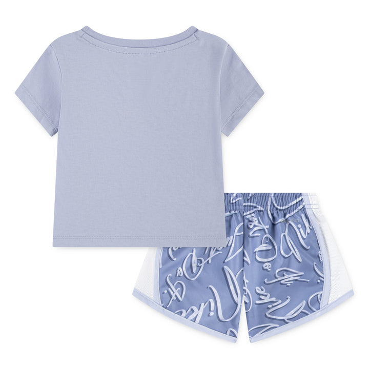 Nike Girls 2-Piece Essentials AOP Tempo Set (Toddler)