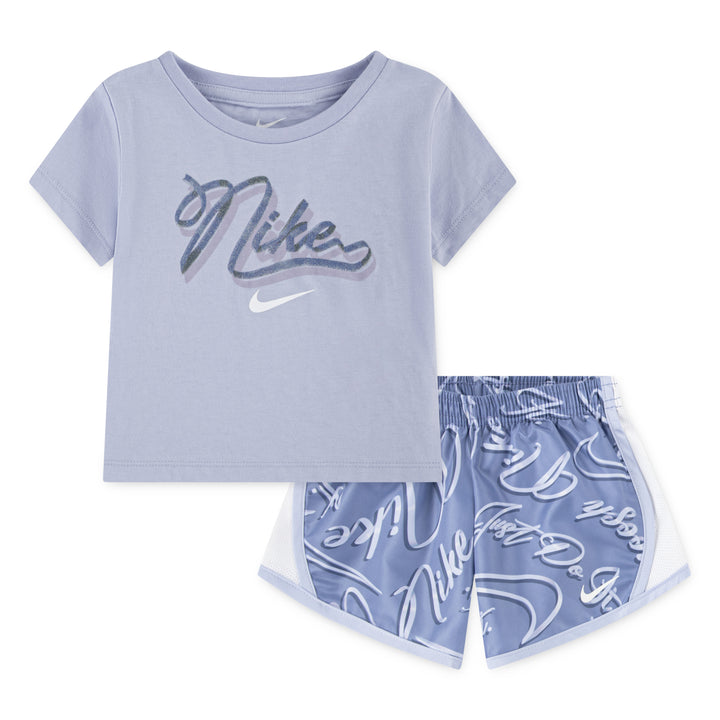 Nike Girls 2-Piece Essentials AOP Tempo Set (Toddler)