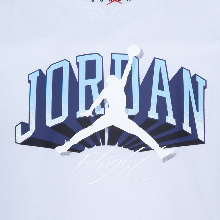 Jordan Girls Push Through T-Shirt Football Grey (Little Kids)