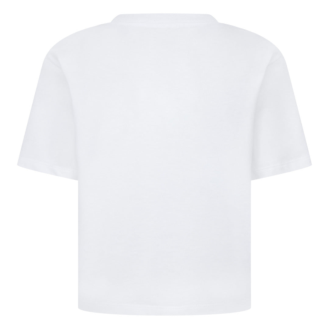 Jordan Girls 1st Baby Blue T-Shirt White (little Kids)