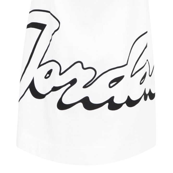 Jordan Girls Enchantment Script White T-Shirt (Little Kids)