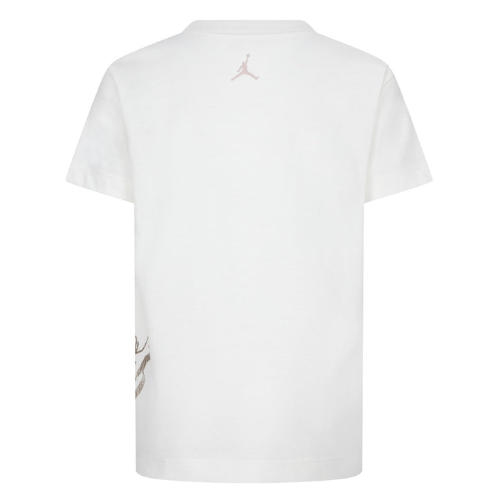 Jordan Girls 23 Spot Up Shooter White T-Shirt (Little Kids)