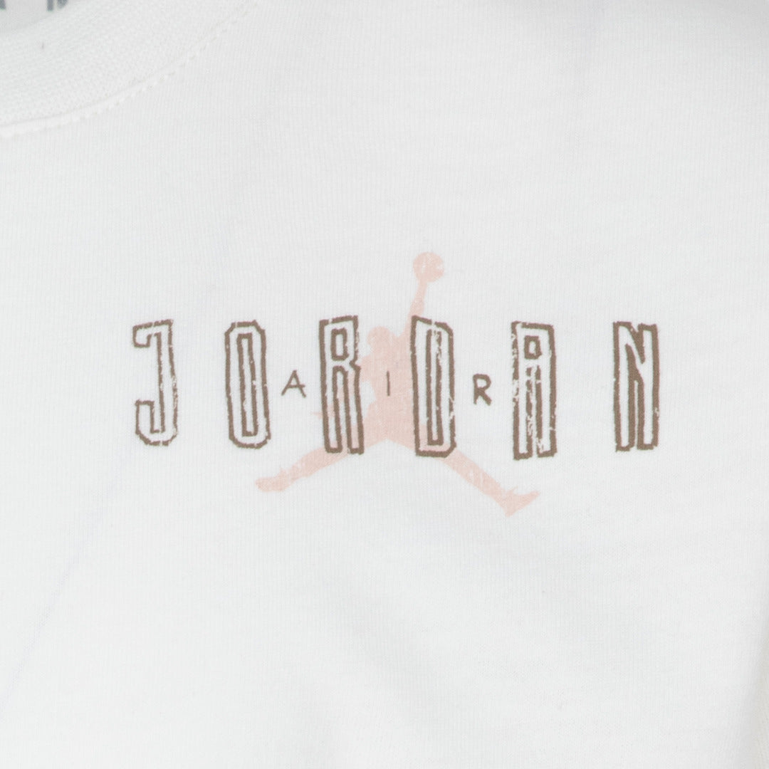 Jordan Girls 23 Spot Up Shooter White T-Shirt (Little Kids)