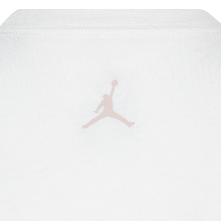 Jordan Girls 23 Spot Up Shooter White T-Shirt (Little Kids)