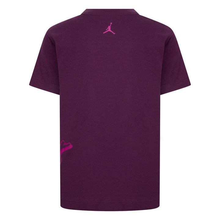 Jordan Girls 23 Spot Up Shooter Purple T-Shirt (Little Kids)
