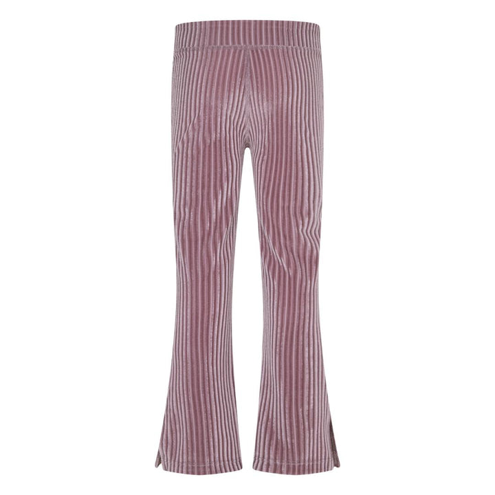 Nike Girls Flare Tights Cozy Rib Plum Pants (Little Kids)