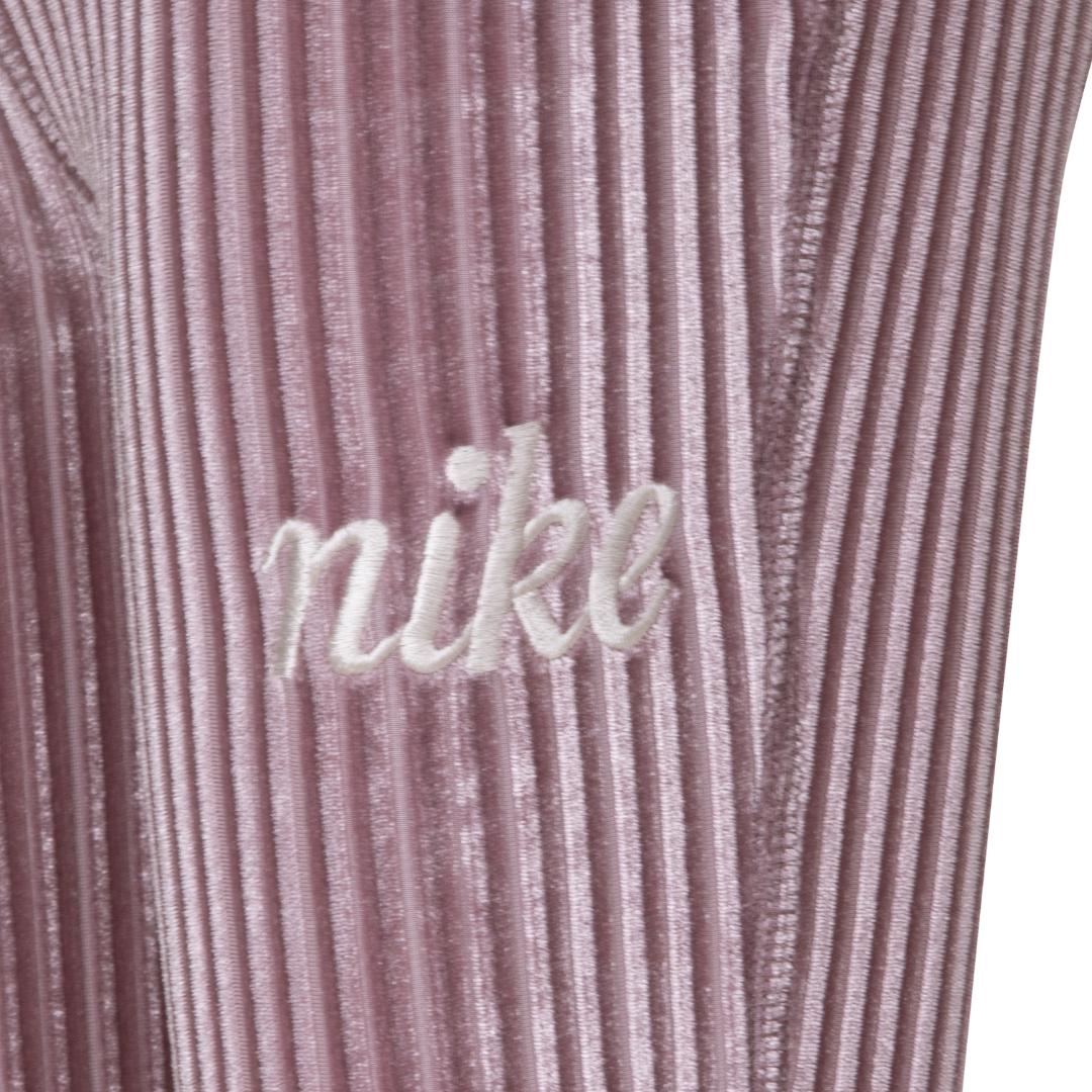 Nike Girls Flare Tights Cozy Rib Plum Pants (Little Kids)