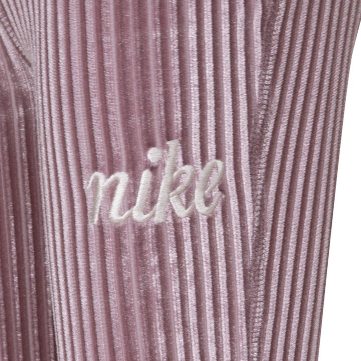 Nike Girls Flare Tights Cozy Rib Plum Pants (Little Kids)