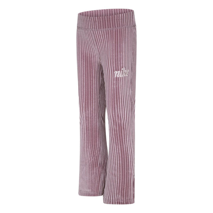 Nike Girls Flare Tights Cozy Rib Plum Pants (Little Kids)
