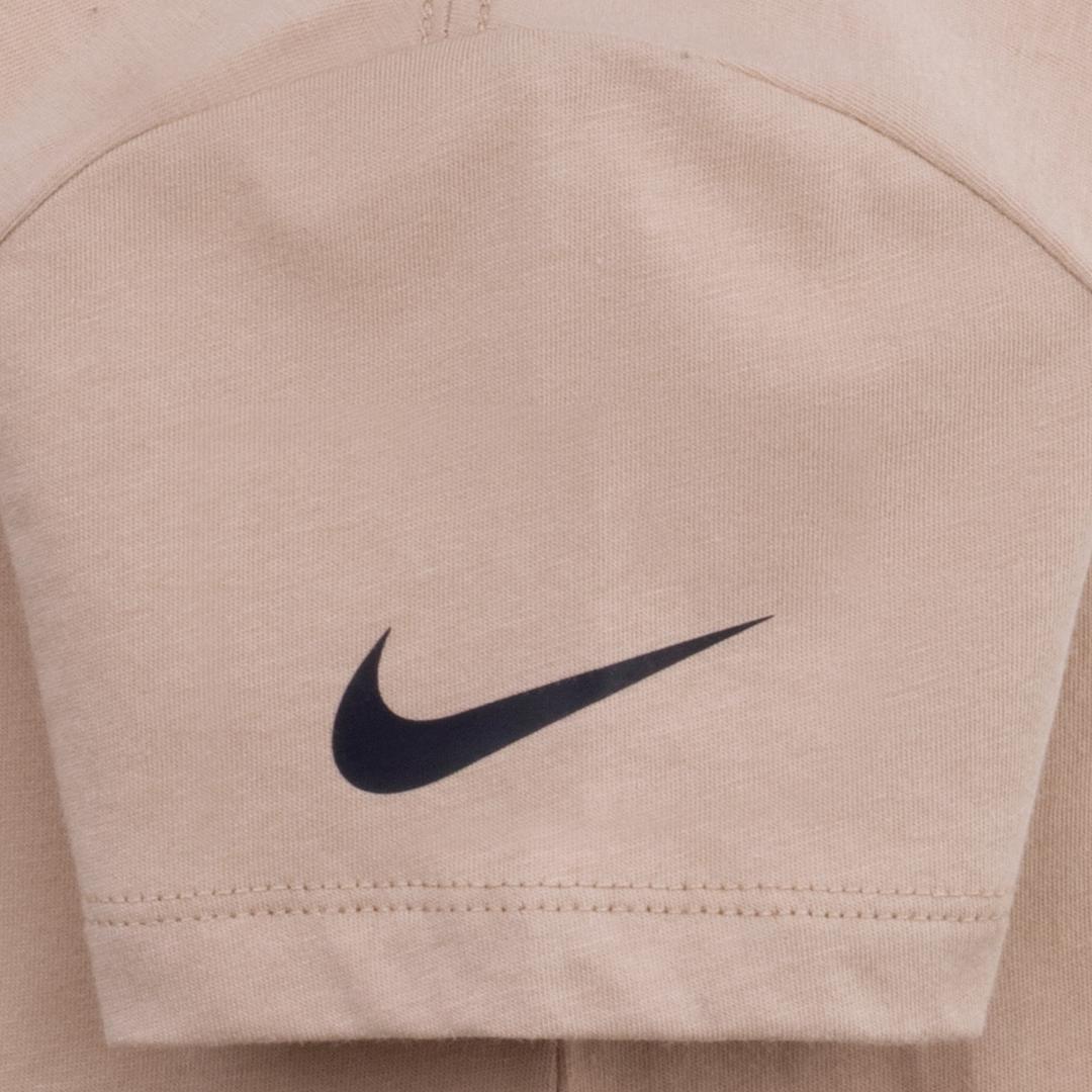 Nike Girls Swoosh Spirit Brown T-Shirt (Little Kids)