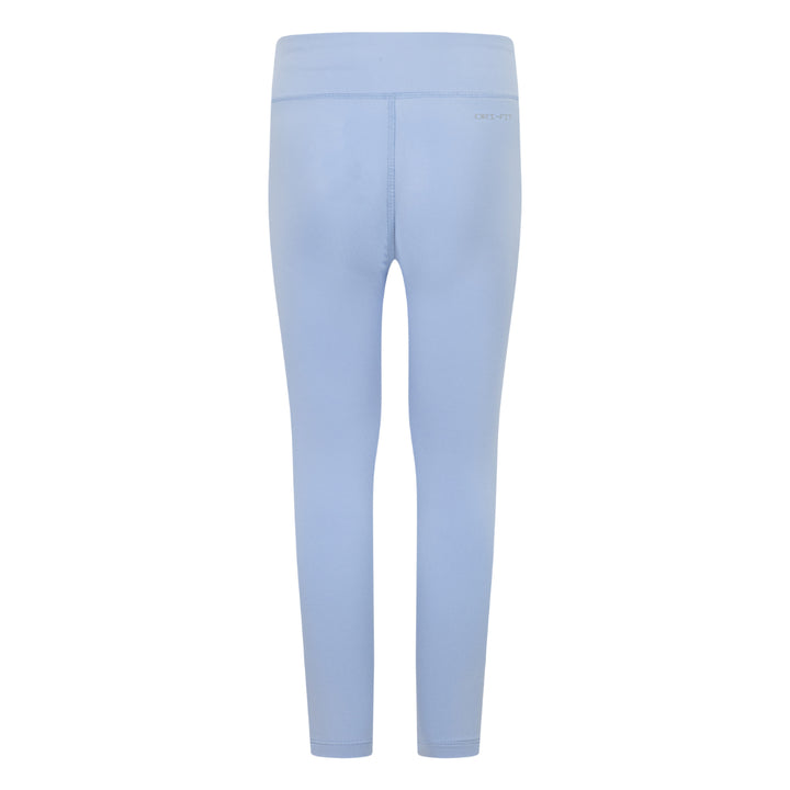 Nike Girls Swoosh Motion Dri-Fit Blue Leggings (Little Kids)