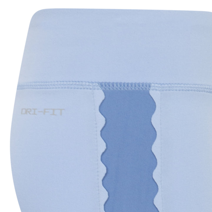 Nike Girls Swoosh Motion Dri-Fit Blue Leggings (Little Kids)