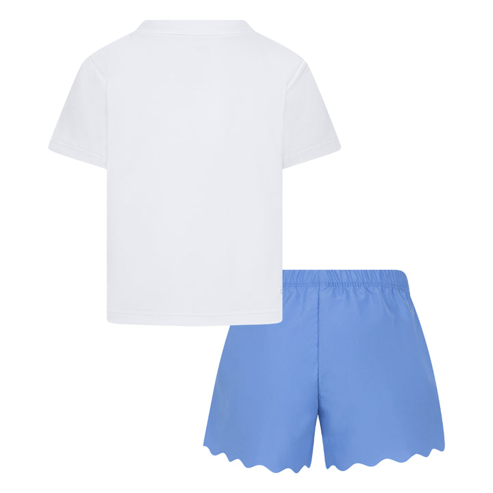 Nike Girls 2-Piece Swoosh Motion Wavy T-Shirt & Shorts Set (Little Kids)