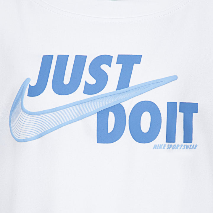 Nike Girls 2-Piece Swoosh Motion Wavy T-Shirt & Shorts Set (Little Kids)
